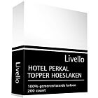 Livello Hotel Hoeslaken Topper Perkal Wit