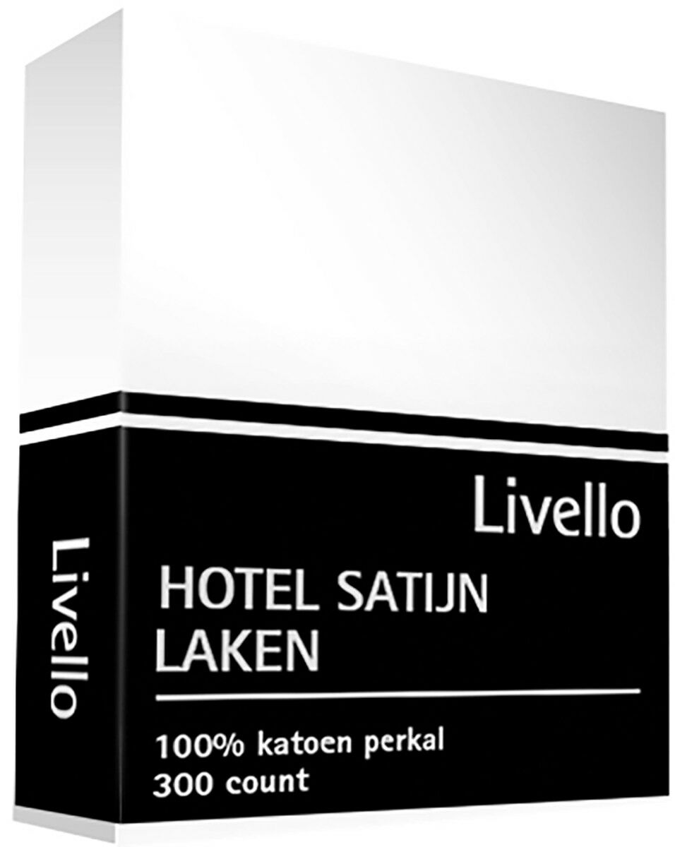 Calligrapher Horen van meer en meer Livello Hotel Laken Satijn Wit