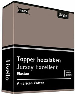 Livello Hoeslaken Topper Jersey Excellent Taupe 