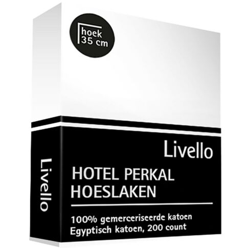 Livello Hotel Hoeslaken Perkal Wit - Egyptisch Katoen